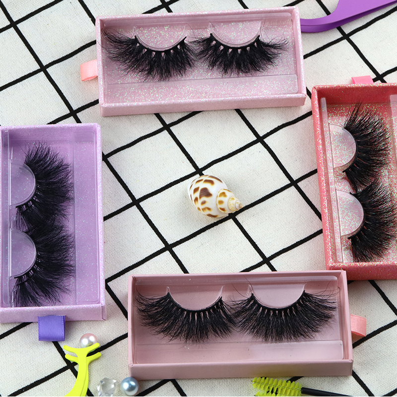 Wholesale Custom Box 3D Mink Lashes 20mm Mink Eyelash 